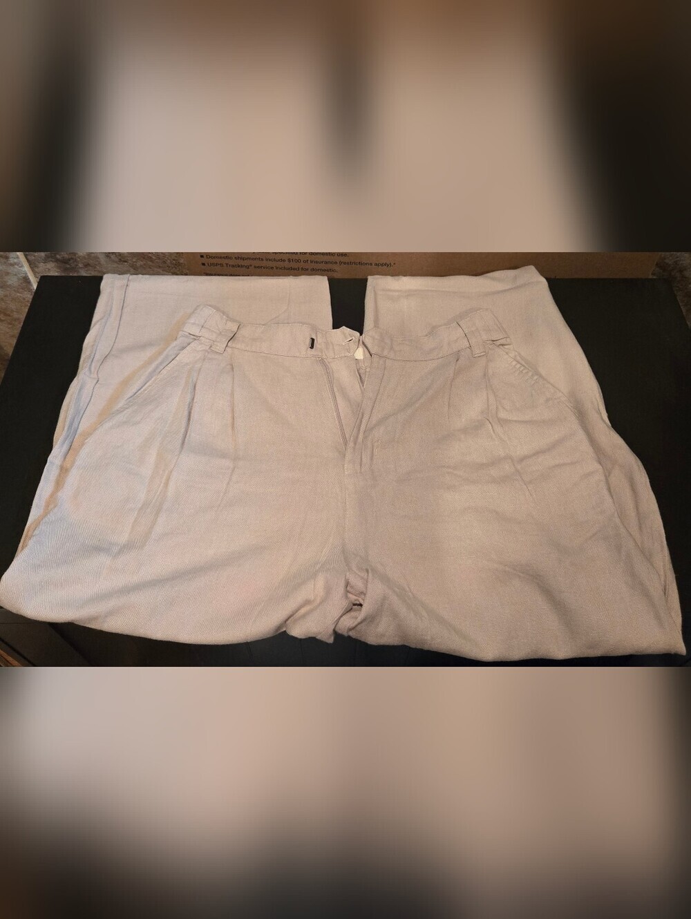 The Normal Brand Leukos Linen-Blend Trouser in Sandstone - Picture 4 of 7